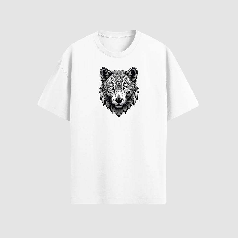 Tshirt Oversize Premium Kadın Beyaz